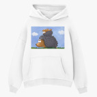 Толстовка худи оверсайз