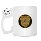 Кружка с футбольным мячиком