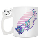 Кружка с футбольным мячиком
