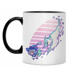 Кружка двухцветная