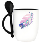 Кружка с ложкой