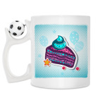 Кружка с футбольным мячиком