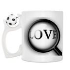 Кружка с футбольным мячиком