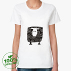 Женская футболка органик