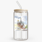 Банка с бамбуковой крышкой