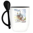 Кружка с ложкой