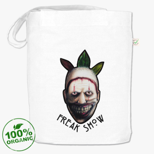 Сумка шоппер с принтом Freakshow horror clown