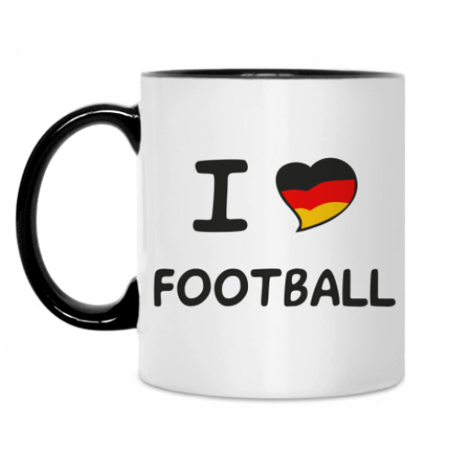 Кружка Я люблю немецкий футбол