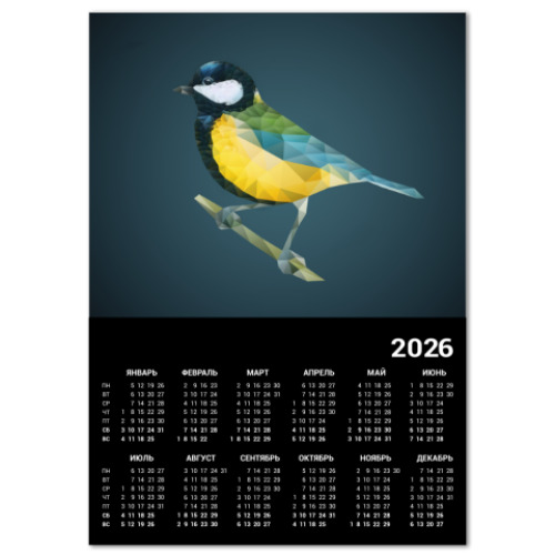 Календарь Птица Синица