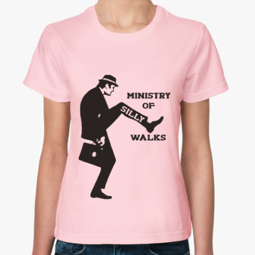 Женская футболка Министерство Глупых Походок