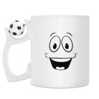 Кружка с футбольным мячиком