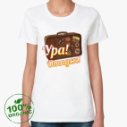 Женская футболка органик