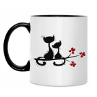 Кружка двухцветная