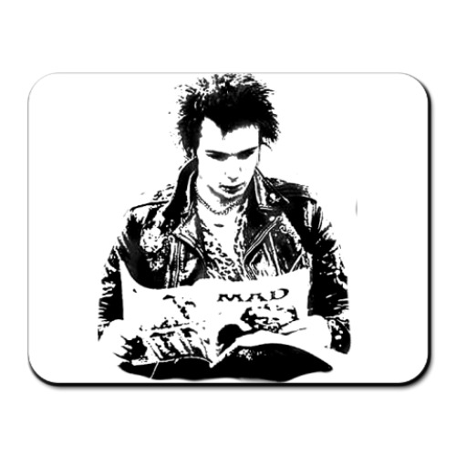 Коврик для мыши с принтом Сид Вишес