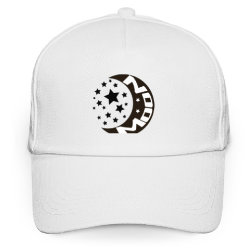 Кепка бейсболка с принтом Лунатик