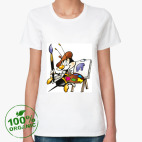 Женская футболка органик