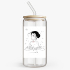 Банка с бамбуковой крышкой