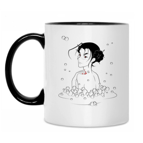 Кружка с принтом 'Купание'