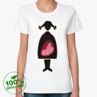 Женская футболка органик