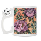 Кружка с футбольным мячиком