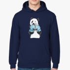 Толстовка худи Панда боксер