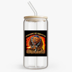 Банка с бамбуковой крышкой