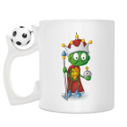 Кружка с футбольным мячиком