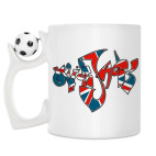 Кружка с футбольным мячиком