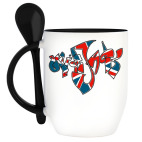 Кружка с ложкой