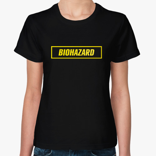 Женская футболка Biohazard