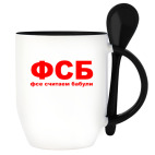 Кружка с ложкой