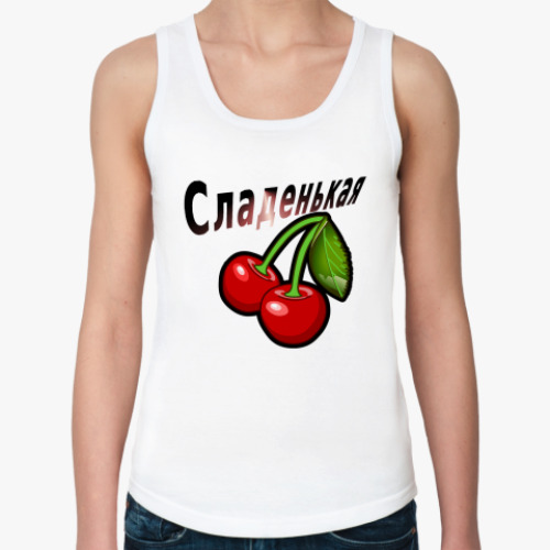 Женская майка  Вишенка