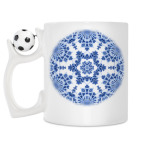 Кружка с футбольным мячиком