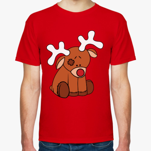 Футболка Новогодний олень Teddy