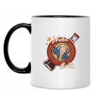 Кружка двухцветная