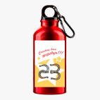 Металлическая бутылка 400 мл UV-DTF