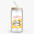 Банка с бамбуковой крышкой