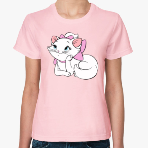 Женская футболка Dreaming Kitty
