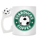 Кружка с футбольным мячиком