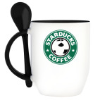 Кружка с ложкой