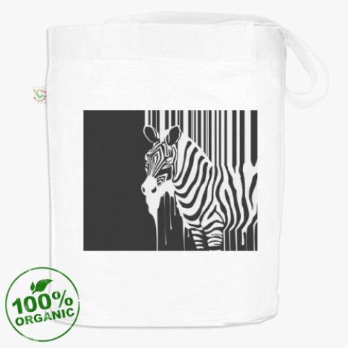 Сумка шоппер с принтом Зебра