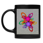 Кружка цветная UV-DTF