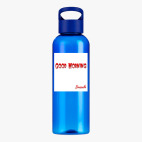 Прозрачная спортивная бутылка