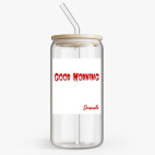 Банка с бамбуковой крышкой