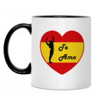 Кружка двухцветная