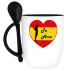 Кружка с ложкой