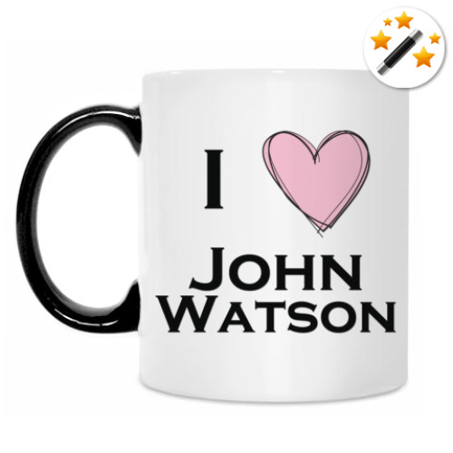 Кружка-хамелеон I <3 John Watson