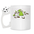 Кружка с футбольным мячиком