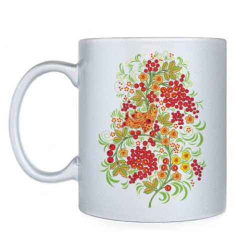 Кружка с принтом Хохлома