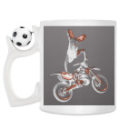 Кружка с футбольным мячиком